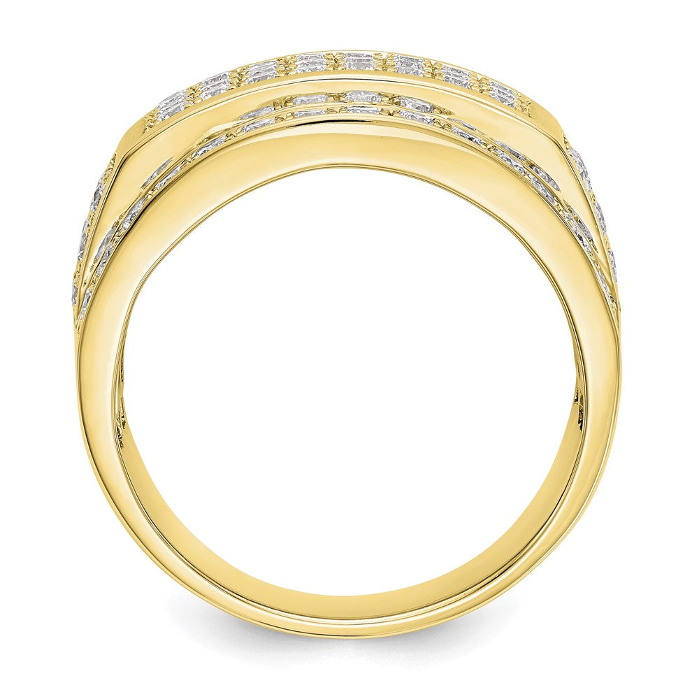 IBGoodman 10k 3 carat Lab Grown Diamond VS/SI+ G+ Men's Ring