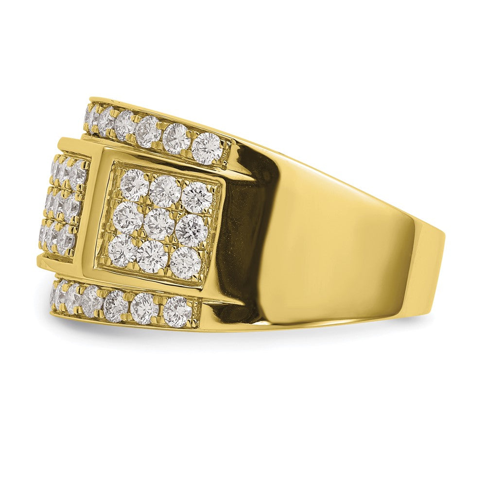IBGoodman 10k 3 carat Lab Grown Diamond VS/SI+ G+ Men's Ring