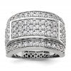 True Origin 14K White Gold Men's 3 carat Lab Grown Diamond VS+ F+ Complete Heirloom Ring