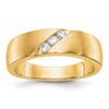 True Origin 14K Yellow Gold Men's 1/5 carat Lab Grown Diamond VS+ F+ Complete Band