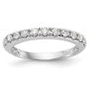 14k White Gold 1/3 carat Diamond Complete Wedding Band