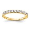 14k 1/2 carat Lab Grown Diamond VS/SI+ G+ Complete Wedding Band