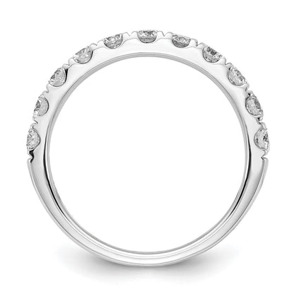 14k White Gold 1 carat Lab Grown Diamond VS/SI+ G+ Complete Wedding Band