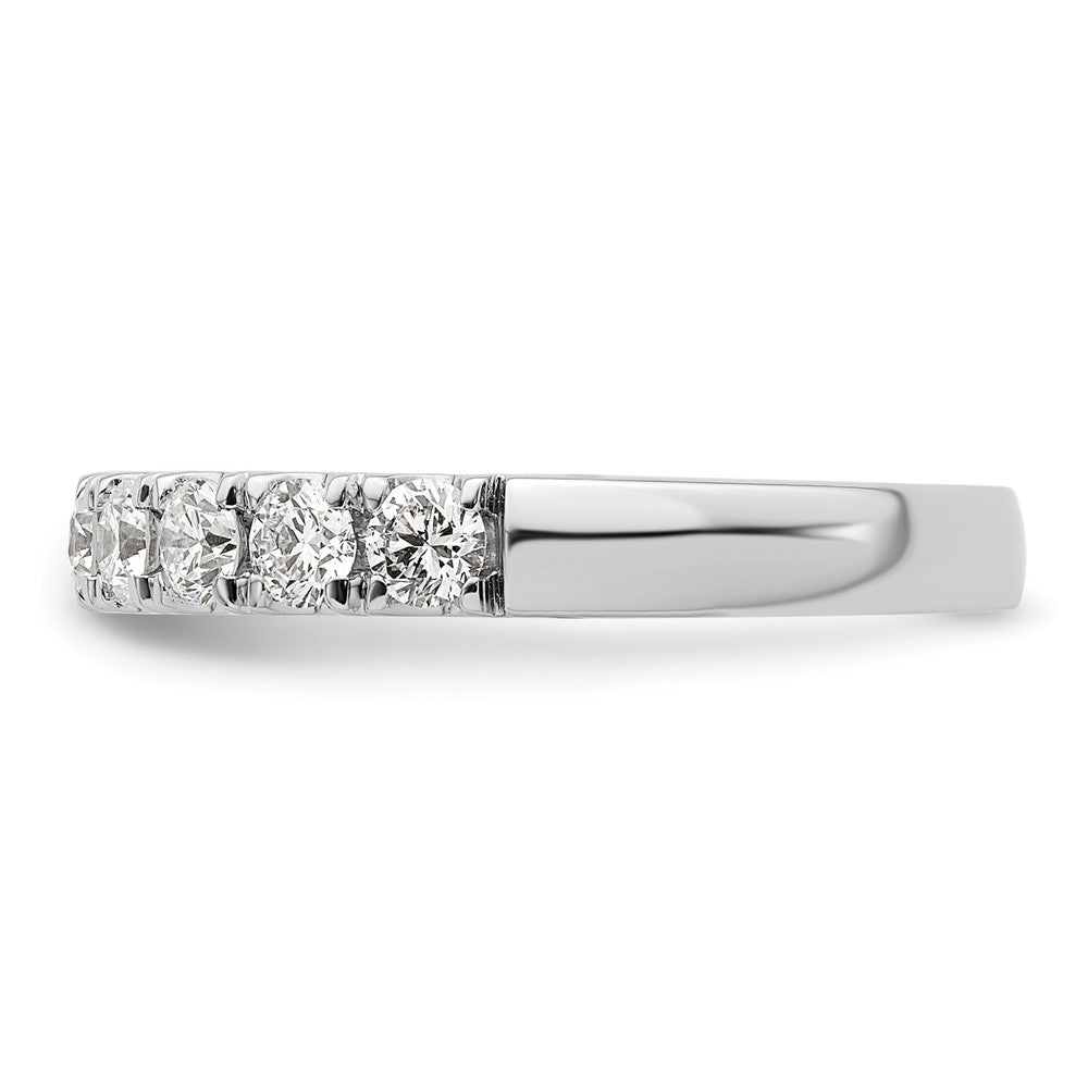 14k White Gold 1 carat Lab Grown Diamond VS/SI+ G+ Complete Wedding Band