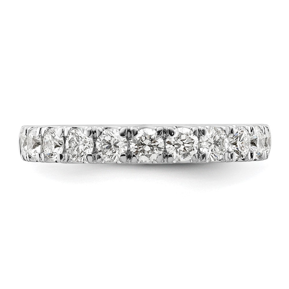 14k White Gold 1 carat Lab Grown Diamond VS/SI+ G+ Complete Wedding Band
