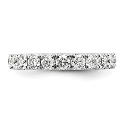14k White Gold 1 carat Lab Grown Diamond VS/SI+ G+ Complete Wedding Band