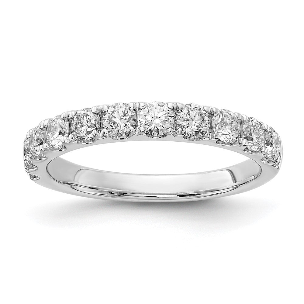 14k White Gold 1 carat Lab Grown Diamond VS/SI+ G+ Complete Wedding Band