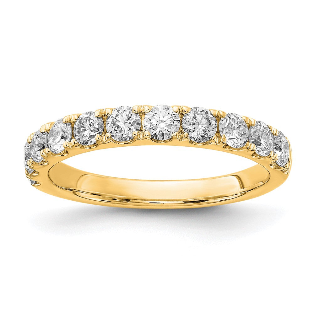 14k 1 carat Lab Grown Diamond VS/SI+ G+ Complete Wedding Band