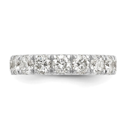 14k White Gold 2 carat Lab Grown Diamond VS/SI+ G+ Complete Wedding Band