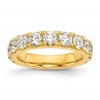 14k 2 carat Lab Grown Diamond VS/SI+ G+ Complete Wedding Band