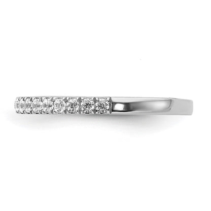 10K White Gold 3/8 carat Diamond Band