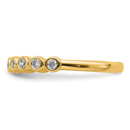 14k 1/5 carat Lab Grown Diamond VS/SI+ G+ Complete Fashion Band
