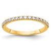 14k 1/3 carat Lab Grown Diamond VS/SI+ G+ Complete Band