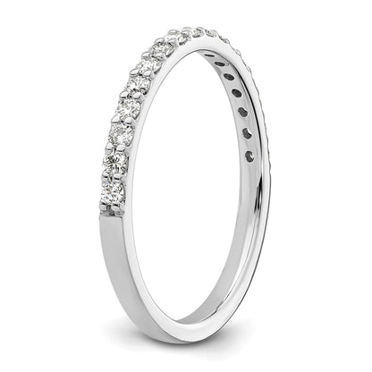 14k White Gold 1/3 carat Lab Grown Diamond VS/SI+ G+ Complete Band