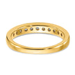 14k 1/2 carat Lab Grown Diamond VS/SI+ G+ Complete Channel Set Band