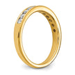 14k 1/2 carat Lab Grown Diamond VS/SI+ G+ Complete Channel Set Band