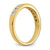 14k 1/2 carat Lab Grown Diamond VS/SI+ G+ Complete Channel Set Band