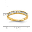 14k 1/2 carat Lab Grown Diamond VS/SI+ G+ Complete Channel Set Band