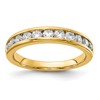 14k 3/4 carat Lab Grown Diamond VS/SI+ G+ Complete Channel Set Band