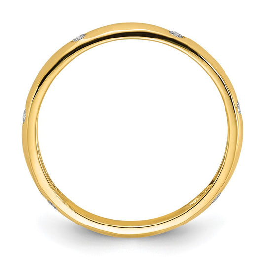 10K 6-stone 1/10 carat Diamond Band