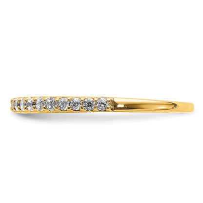 14k 1/4 carat Lab Grown Diamond VS/SI+ G+ Complete Wedding Band