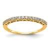 14k 1/4 carat Lab Grown Diamond VS/SI+ G+ Complete Wedding Band