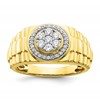 IBGoodman 10k 1/2 carat Lab Grown Diamond VS/SI+ G+ Complete Men's Ring