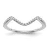 14K White Gold Lab Grown Diamond VS/SI+ G+ Wedding Band