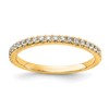 14k 1/5 carat Lab Grown Diamond VS/SI+ G+ Complete Wedding Band