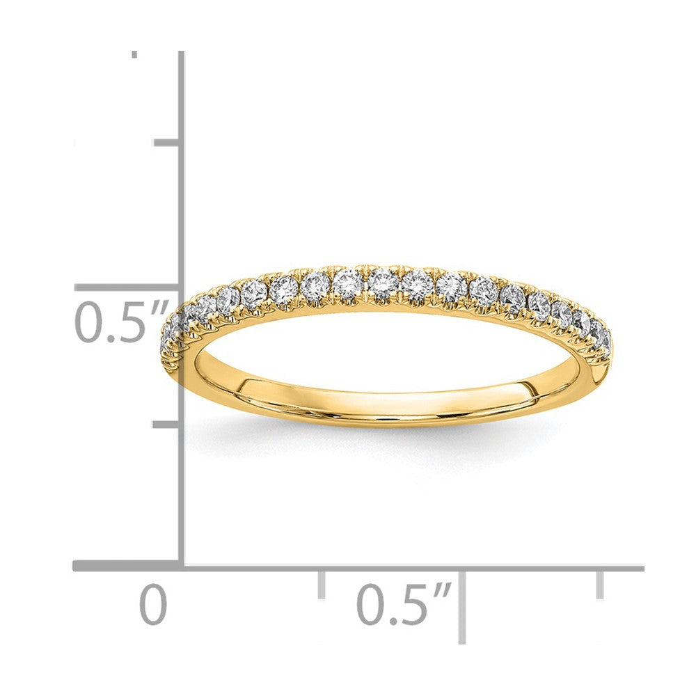 14k 1/4 carat Lab Grown Diamond VS/SI+ G+ Complete Wedding Band