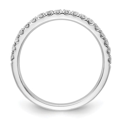 14k White Gold 1/3 carat Lab Grown Diamond VS/SI+ G+ Complete Wedding Band