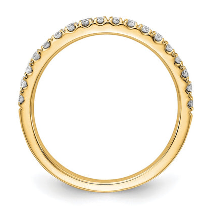 14k 1/3 carat Lab Grown Diamond VS/SI+ G+ Complete Wedding Band