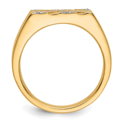 IBGoodman 14k 1/4 carat Lab Grown Diamond VS/SI+ G+ Complete Men's Ring