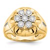 IBGoodman 14k 5/8 carat Lab Grown Diamond VS/SI+ G+ Complete Men's Ring