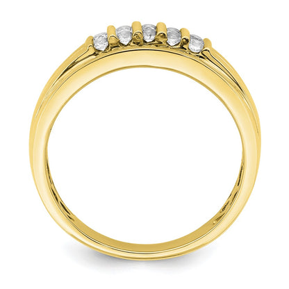 IBGoodman 10k 1/2 carat Lab Grown Diamond VS/SI+ G+ Complete Men's Ring