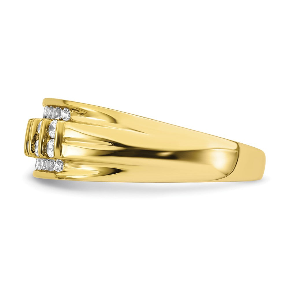 IBGoodman 10k 1/2 carat Lab Grown Diamond VS/SI+ G+ Complete Men's Ring