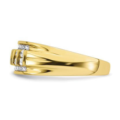 IBGoodman 10k 1/2 carat Lab Grown Diamond VS/SI+ G+ Complete Men's Ring