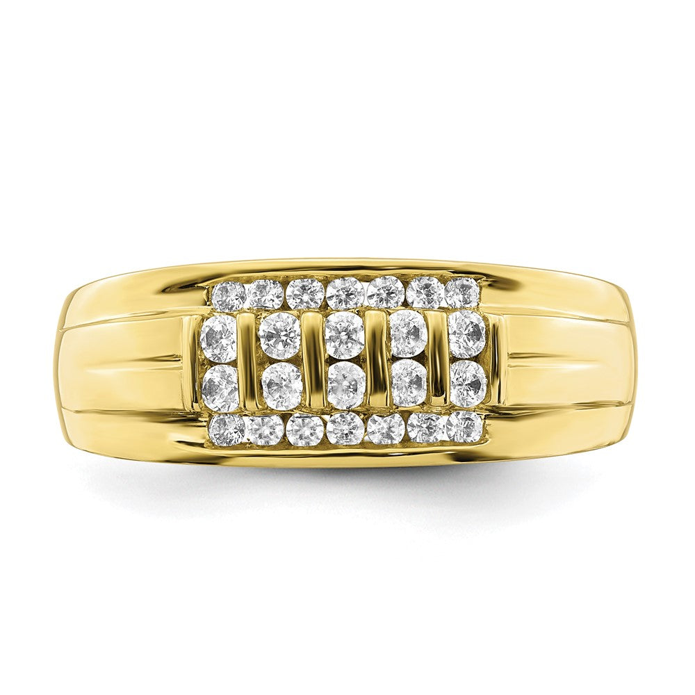 IBGoodman 10k 1/2 carat Lab Grown Diamond VS/SI+ G+ Complete Men's Ring