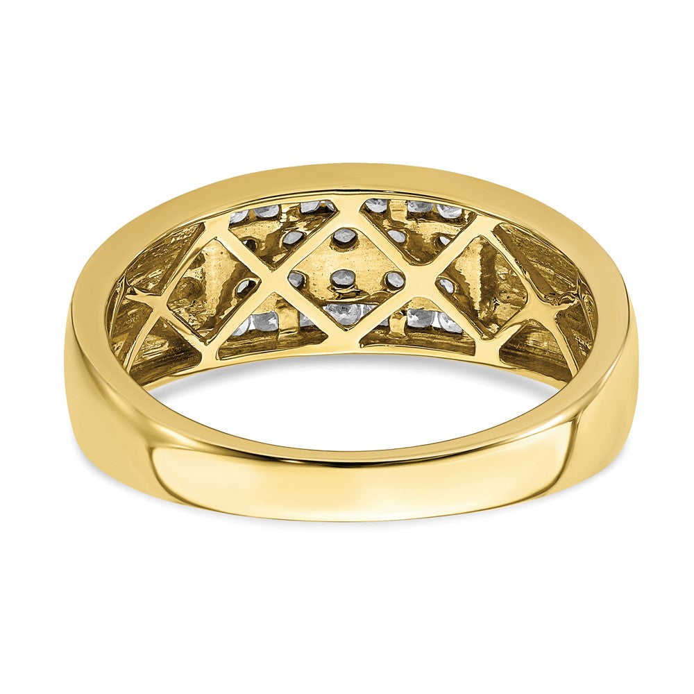 IBGoodman 10k 1/2 carat Lab Grown Diamond VS/SI+ G+ Complete Men's Ring