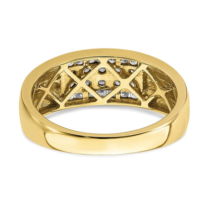 IBGoodman 10k 1/2 carat Lab Grown Diamond VS/SI+ G+ Complete Men's Ring