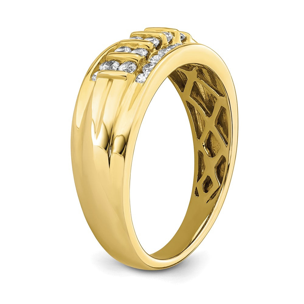 IBGoodman 10k 1/2 carat Lab Grown Diamond VS/SI+ G+ Complete Men's Ring
