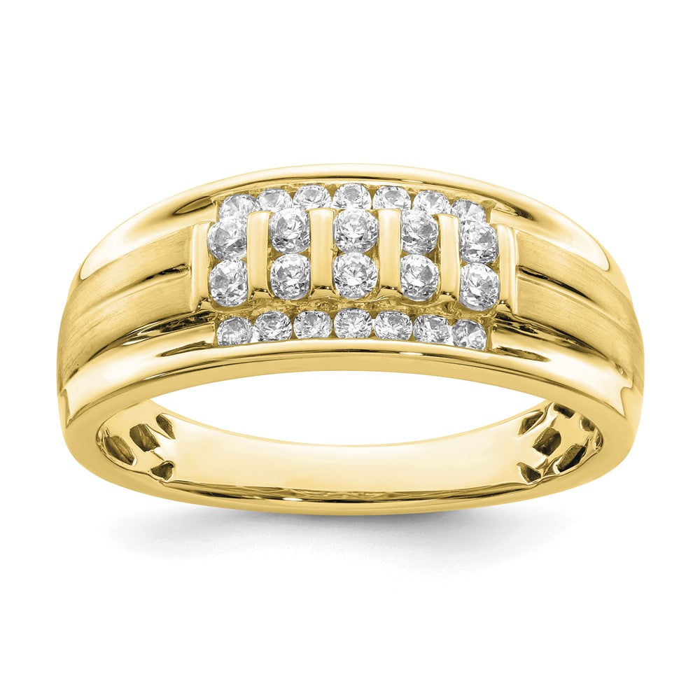 IBGoodman 10k 1/2 carat Lab Grown Diamond VS/SI+ G+ Complete Men's Ring
