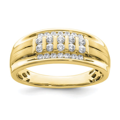 IBGoodman 10k 1/2 carat Lab Grown Diamond VS/SI+ G+ Complete Men's Ring