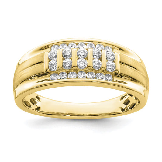 IBGoodman 10k 1/2 carat Lab Grown Diamond VS/SI+ G+ Complete Men's Ring