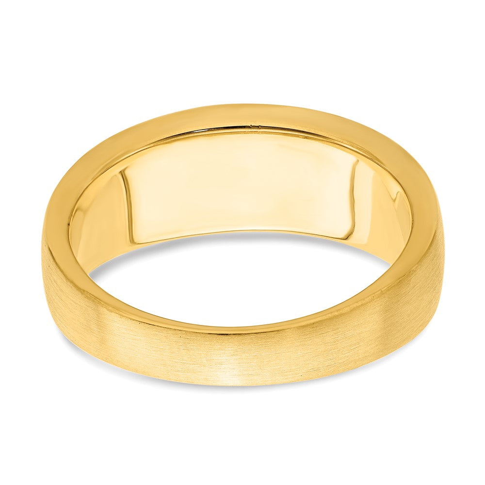 14k 11-Stone 1/4 carat Diamond Complete Men's Channel Band