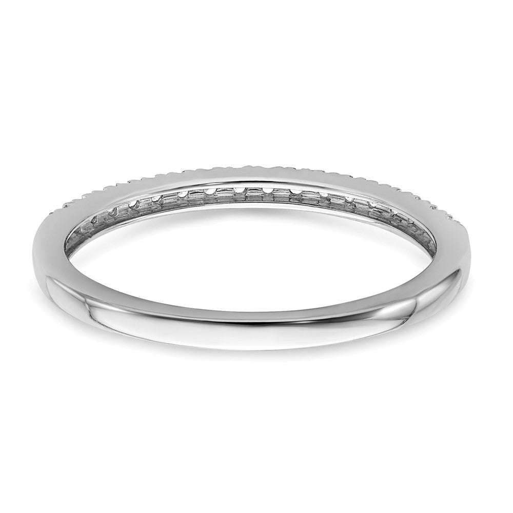 Pure Serenity 14k White Gold 1/6 carat Lab Grown Diamond VS/SI Wedding Band