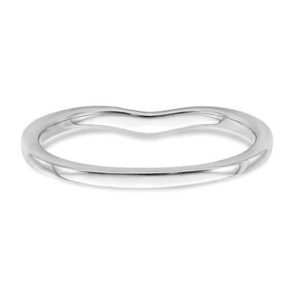 Blooming Bridal 14k Rose Gold 1/15 carat Diamond Contoured Complete Wedding Band
