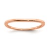 10k Rose Gold Contoured Wedding Band