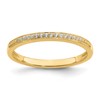 10k 1/15 carat Lab Grown Diamond VS/SI+ G+ Complete Wedding Band