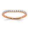 14k Rose Gold 1/3 carat Lab Grown Diamond VS/SI+ G+ Complete Wedding Band